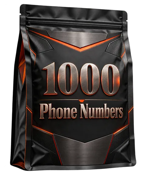 1,000 phone numbers pack
